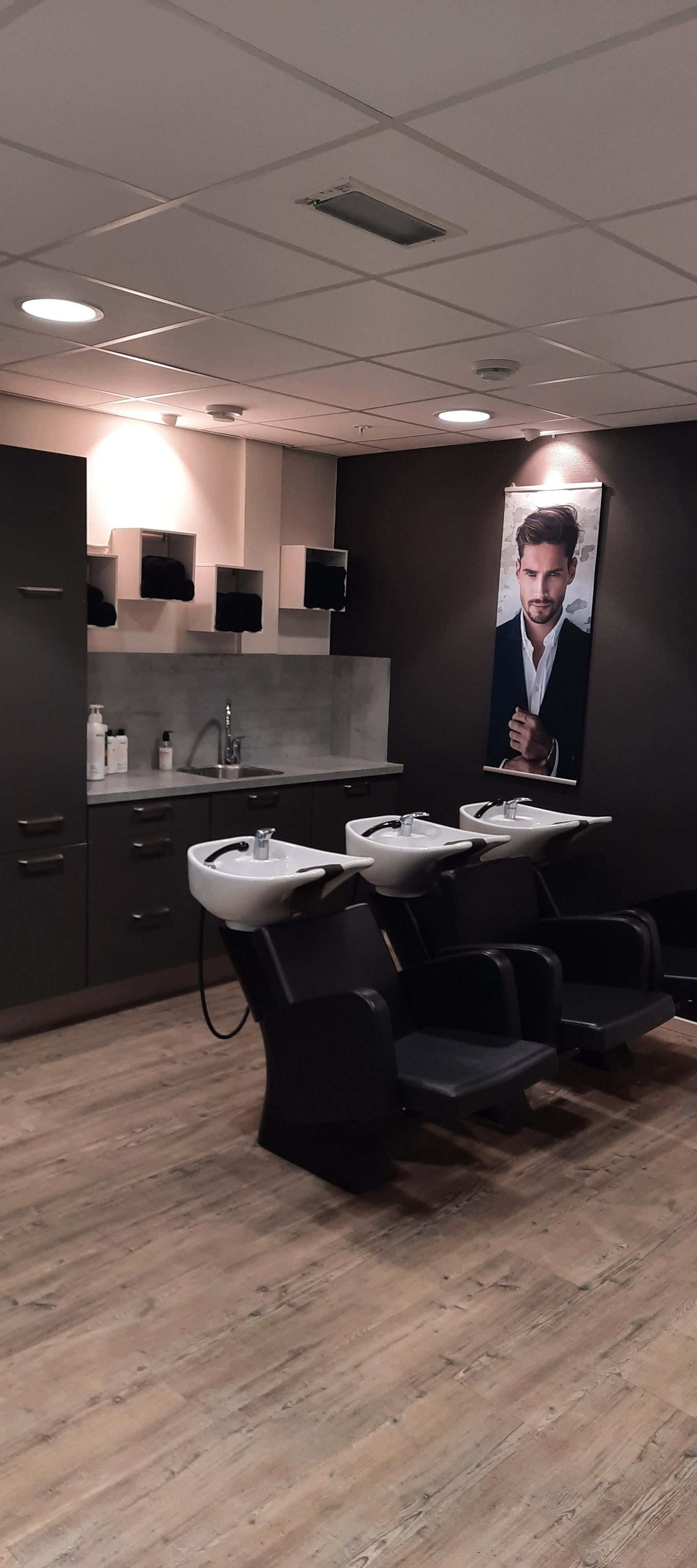 Wasplek in de salon